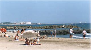 Long sunny beaches within short drive of your Holiday home accomodation in or near montagnac, bouzigues.